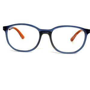 Ray-Ban RB 1619 3775 Blue Orange Oval Eyeglasses Frames 49-16-130